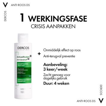 Vichy Dercos Anti-Roos Shampoo Normaal tot Vet Haar 200ml