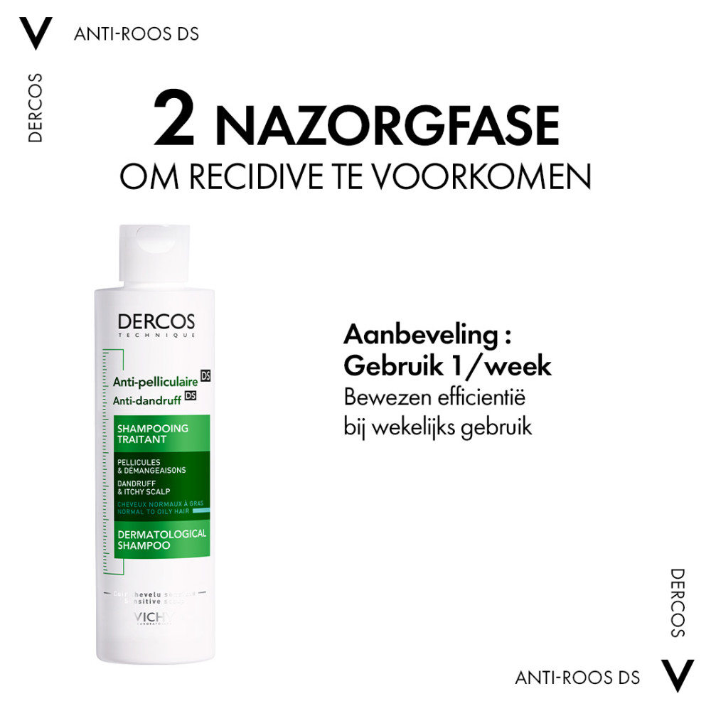 Vichy Dercos Anti-Roos Shampoo Normaal tot Vet Haar 200ml