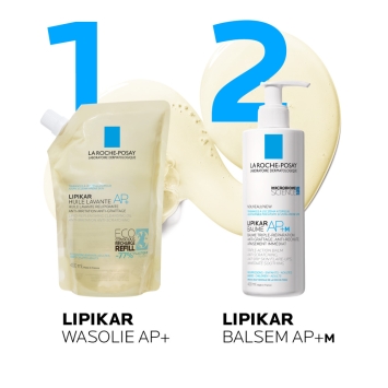 La Roche-Posay Lipikar Reinigingsolie AP+ Navul 400ml