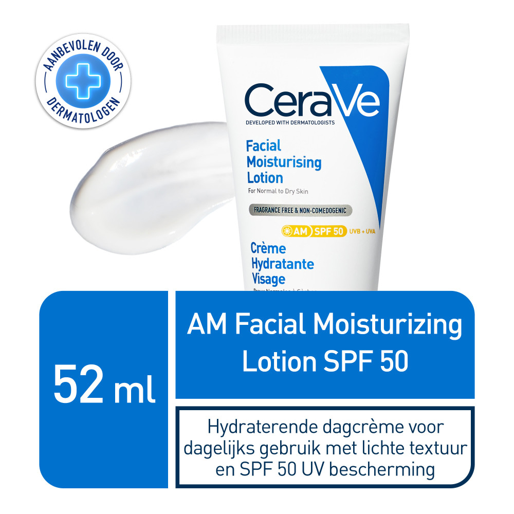 CeraVe AM Facial Moisturizing Lotion SPF50 52ml