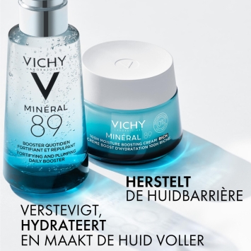 Vichy Minéral 89 100U Hydraterende Rijke Crème Zonder Parfum 50ml