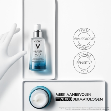 Vichy Minéral 89 100U Hydraterende Rijke Crème Zonder Parfum 50ml