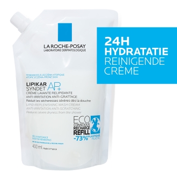 La Roche-Posay Lipikar Syndet AP+ Droge Huid Navulling 400ml