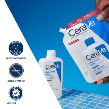 CeraVe Hydraterende Melk Navul Droge tot Zeer Droge Huid 473ml