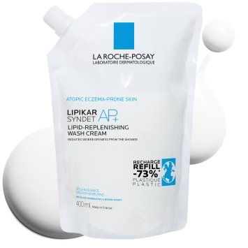 La Roche-Posay Lipikar Syndet AP+ Droge Huid Navulling 400ml