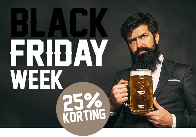 Black Friday Week: 25% korting op ALLES!