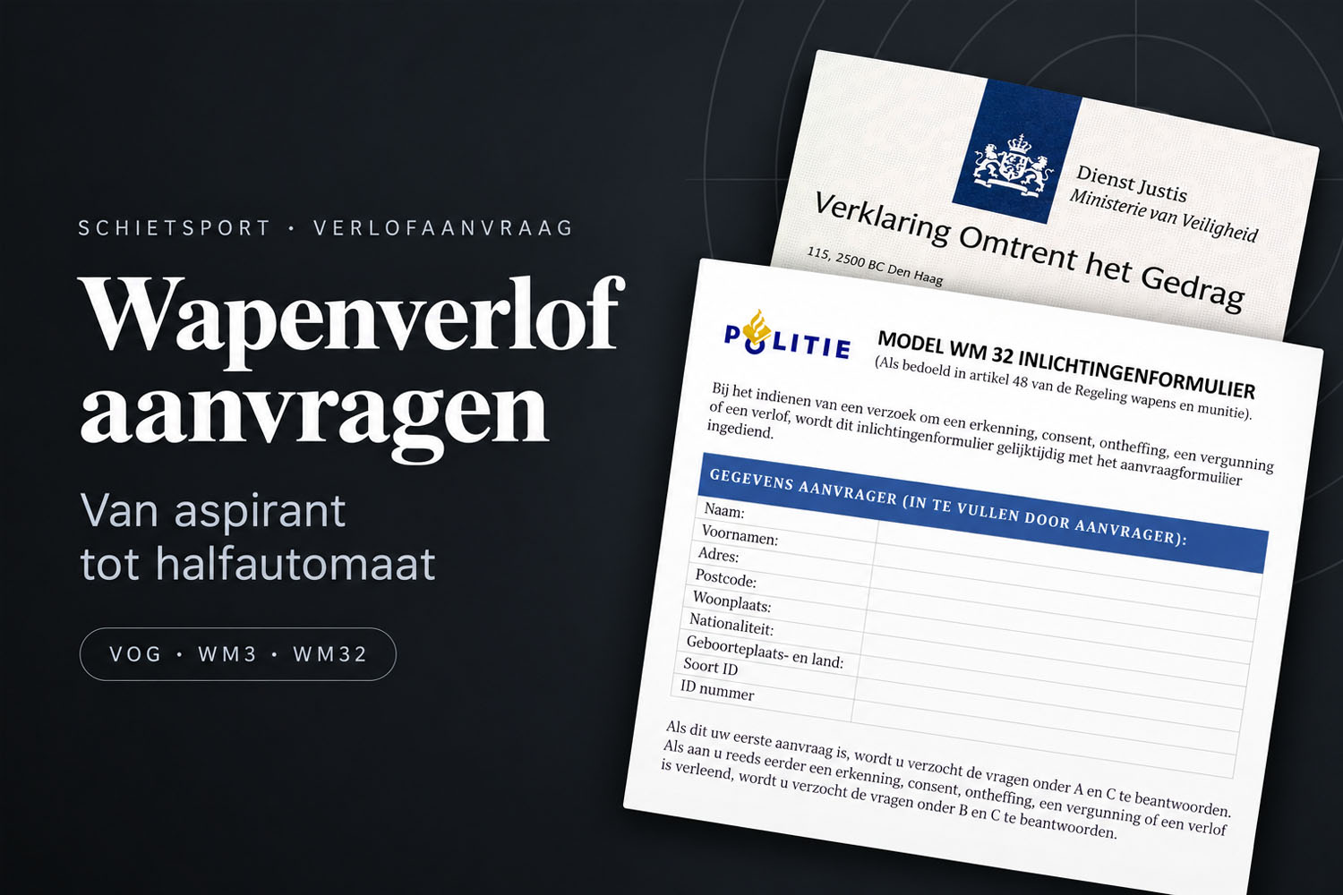 Wapenverlof aanvragen als sportschutter: van aspirant tot halfautomaat