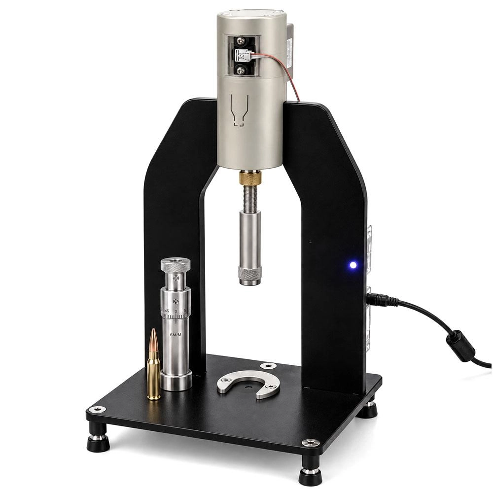AMP Press bullet seating press with load cell and position sensor