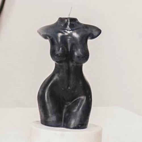 Sexy Body Kaars - Zwart