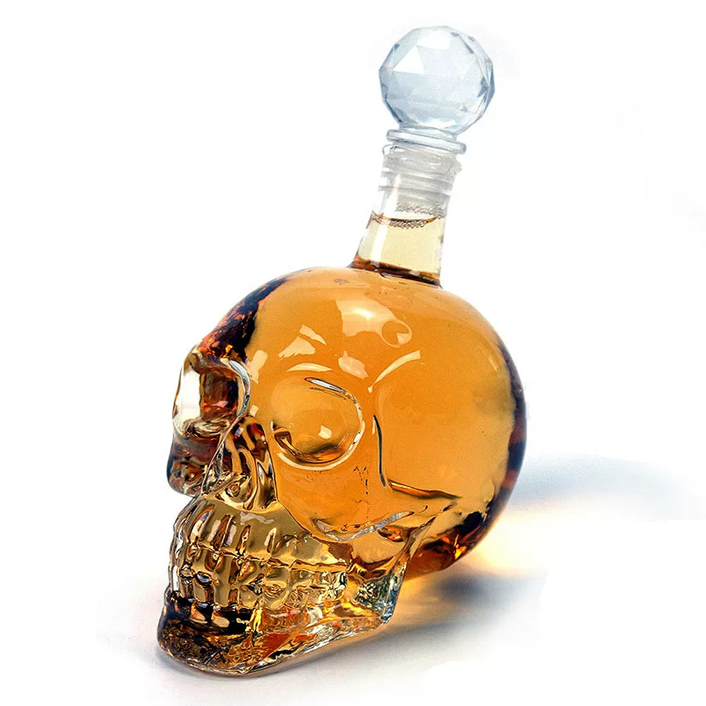 Skull bottle 1L | hop.nl