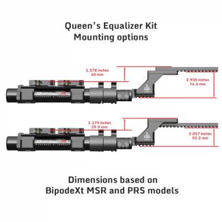 The Queen's Equalizer Kit voor BipodeXt