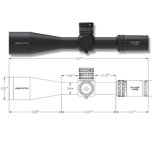 Richtkijker Arken EP-5 Gen 2 7-35x56 VPR MIL