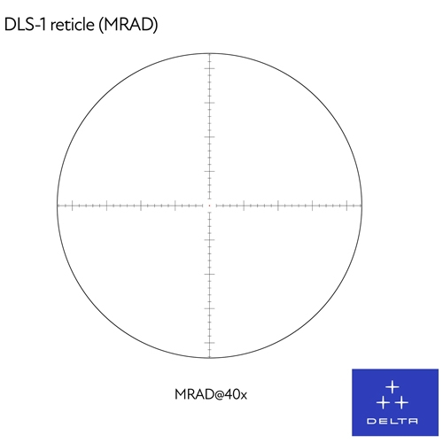 Delta Optical Stryker HD 5-50x56 MIL - 0.05 MRAD