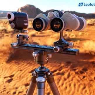 FDM-03 binocular en rangefinder rail kit 320mm - Leofoto