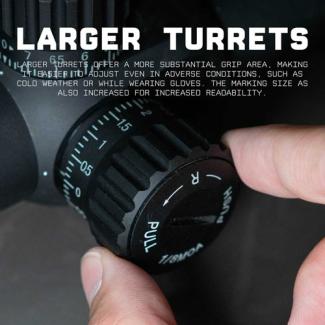 G3 5-25x56 FFP MOA riflescope Zero Stop - Monstrum