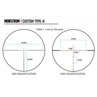 G3 5-25x56 FFP MOA riflescope Zero Stop - Monstrum