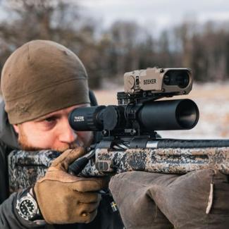 Seeker ballistic laser rangefinder - Element Optics