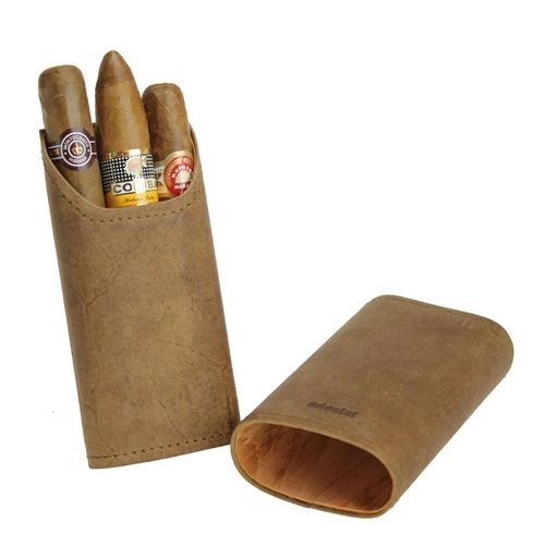 sigarenetui leder bruin 2-3 sticks - Adorini