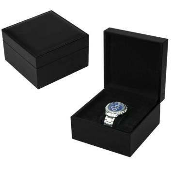 Single PU leather watch box