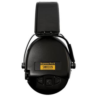 Hearing protector Supreme Pro X Leather Black - Sordin