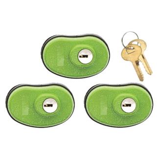 Trekkerslot met sleutel 3-pack - Lockdown