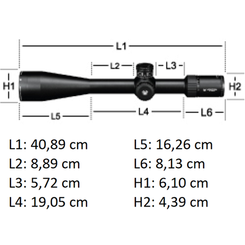Vortex Richtkijker Golden Eagle HD 15-60x52 SFP, SCR-1 Dradenkruis (MOA)