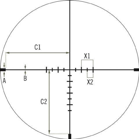 Vortex Richtkijker Viper PST Gen II 1-6x24 SFP, VMR-2 Dradenkruis (MRAD)