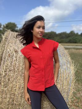 BLOUSE ENDLESS ROUGE