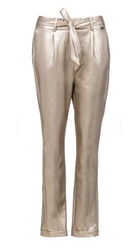 D'etoiles Casiopé vegan pant fantasy gold is duurzaam en valt als paperbag pantalon