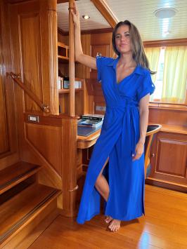 DRESS GILAINE ROYAL BLUE