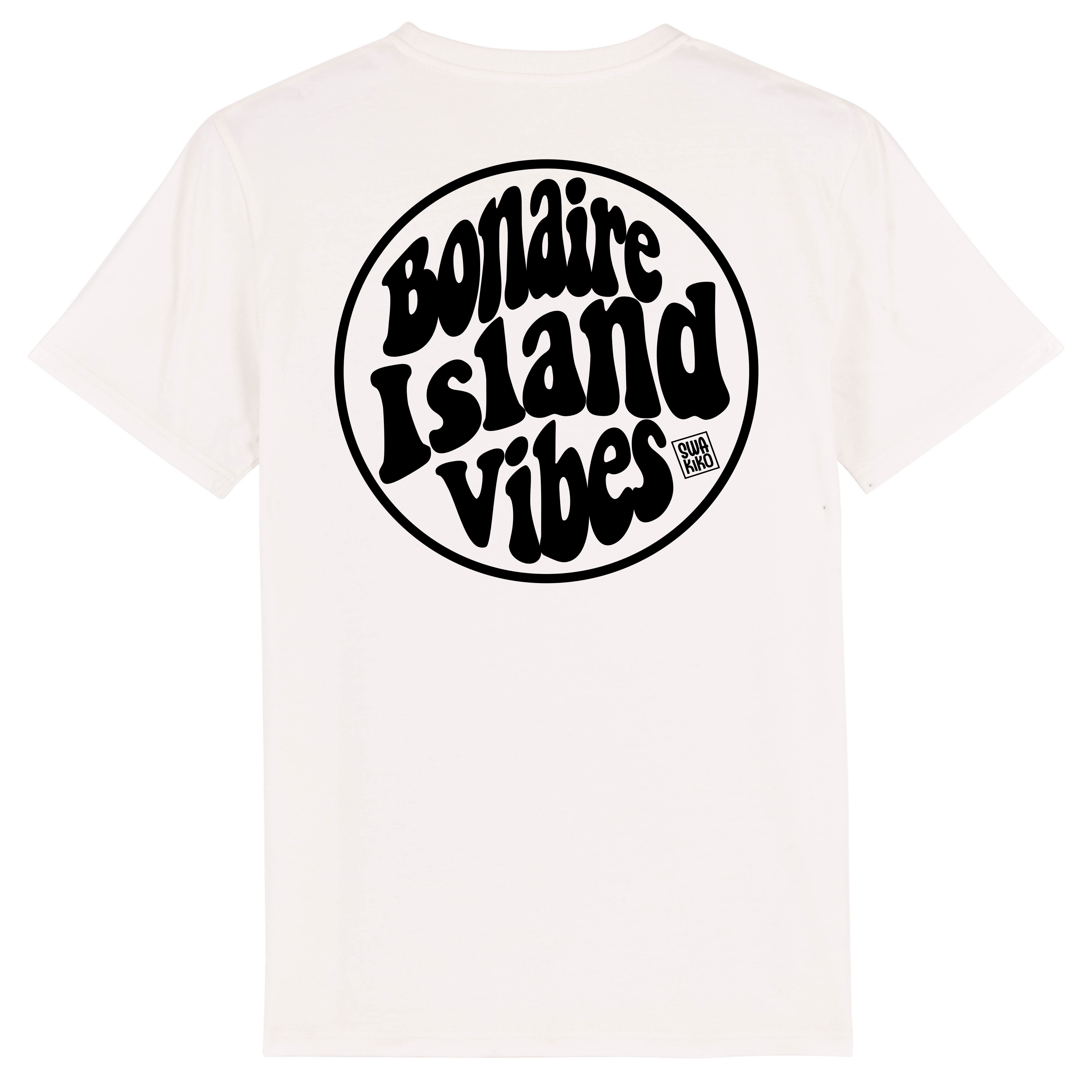 Bonaire Island Vibes logo T-shirt men, white