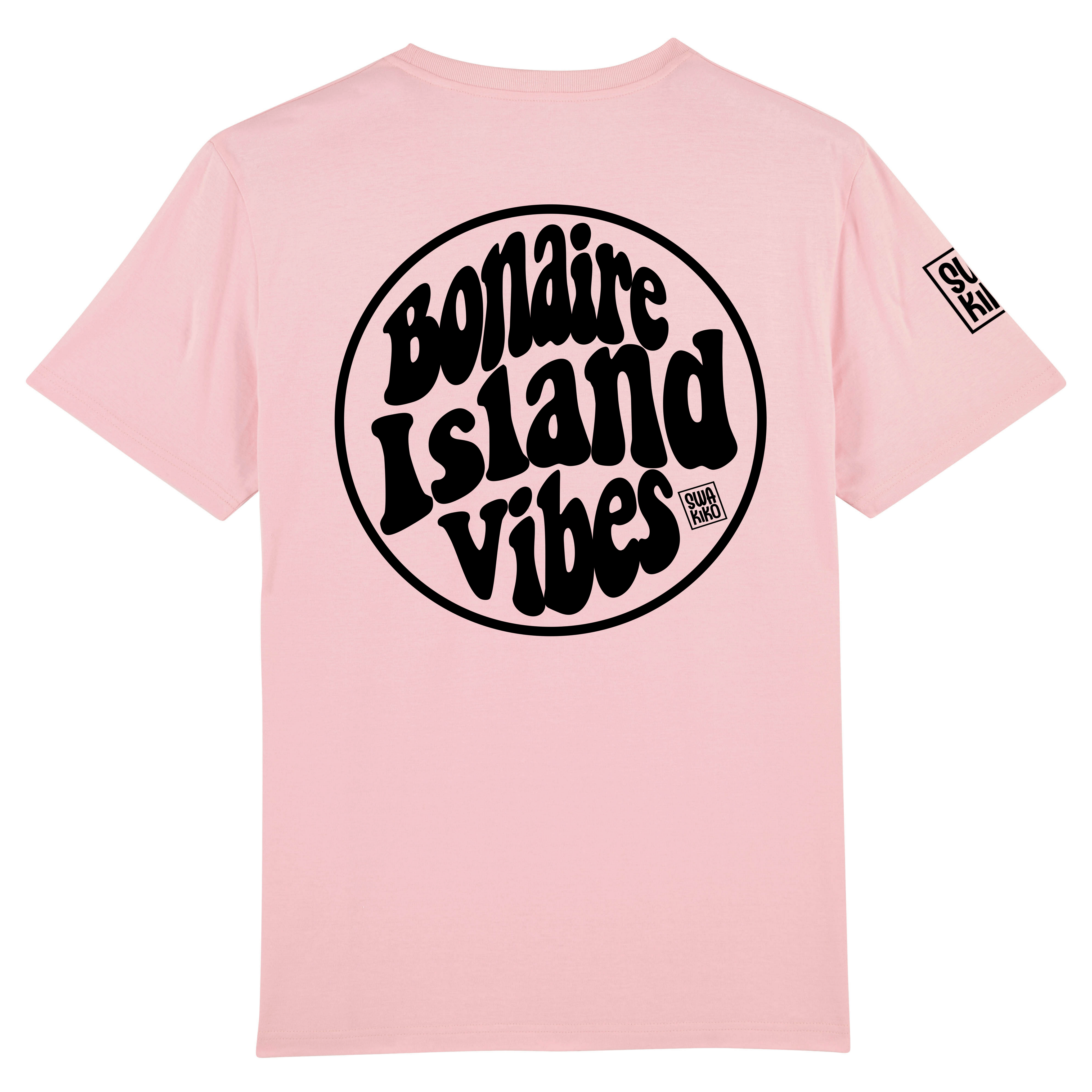 Bonaire Island Vibes logo T-shirt men, pink