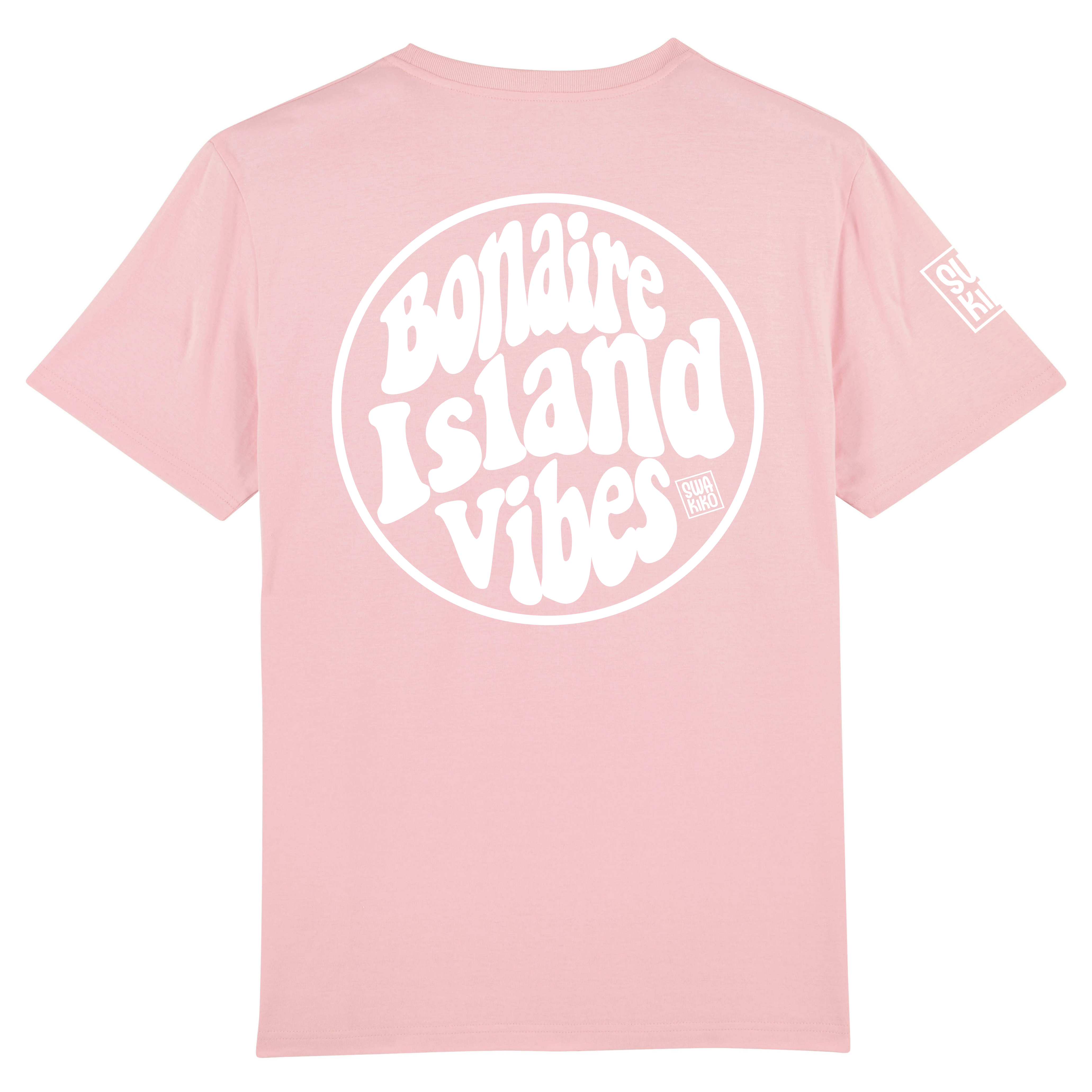 Bonaire Island Vibes, pink T-shirt