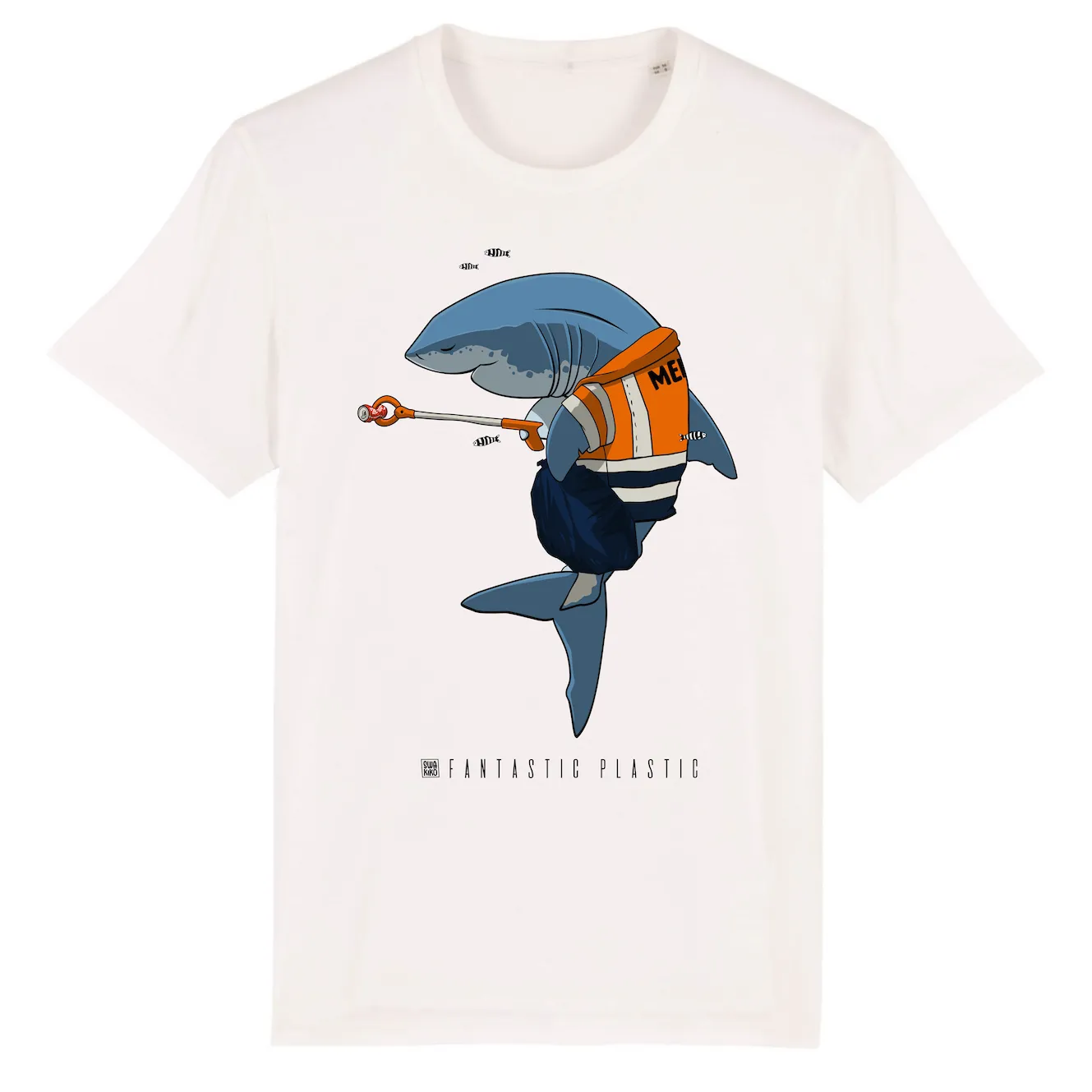 Cleaning Shark T shirt Environmentally conscious design for a