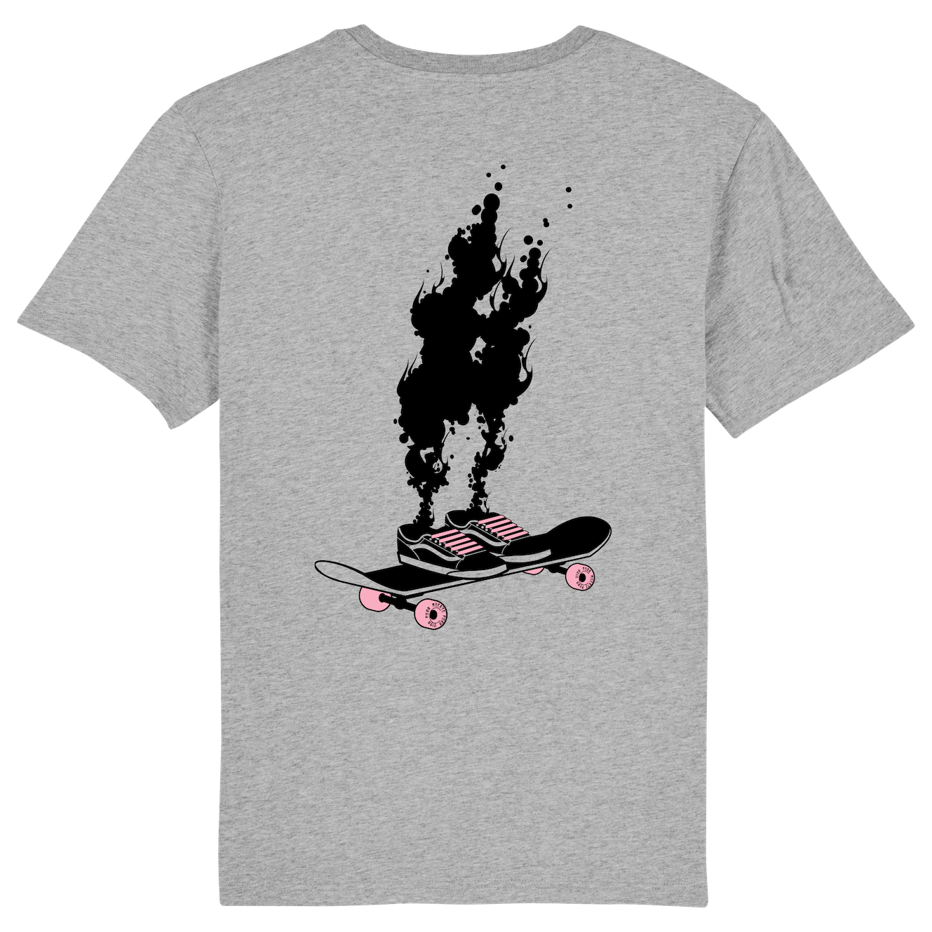 Skate t-shirt men, grey, Spontaneous combustion