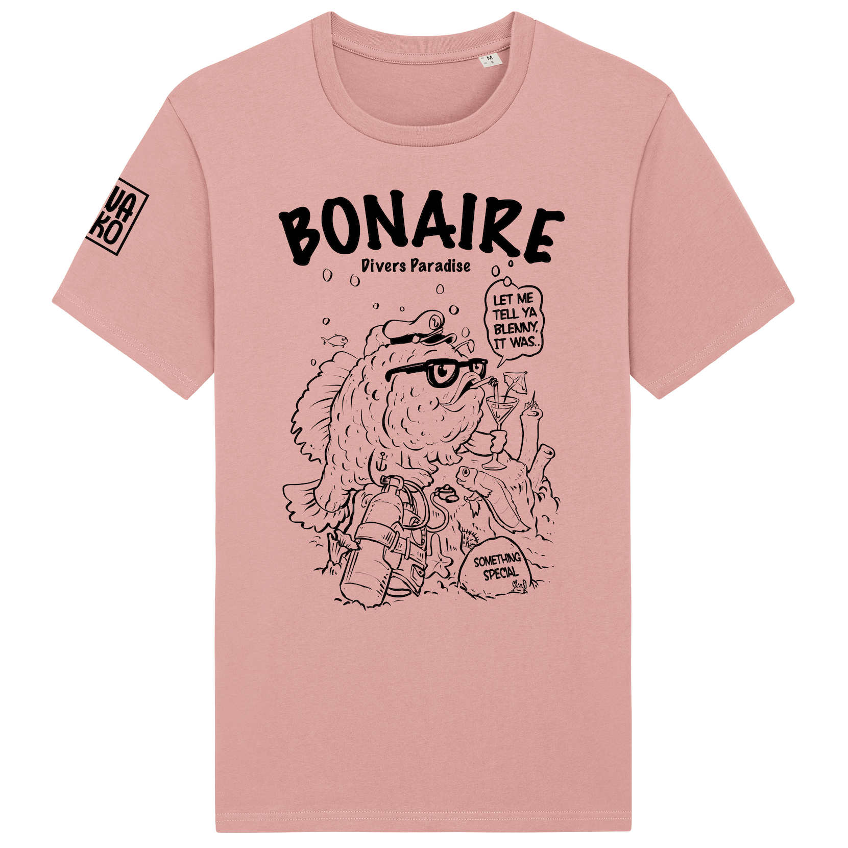 Roze Frogfish T-shirt van FPA sports Bonaire