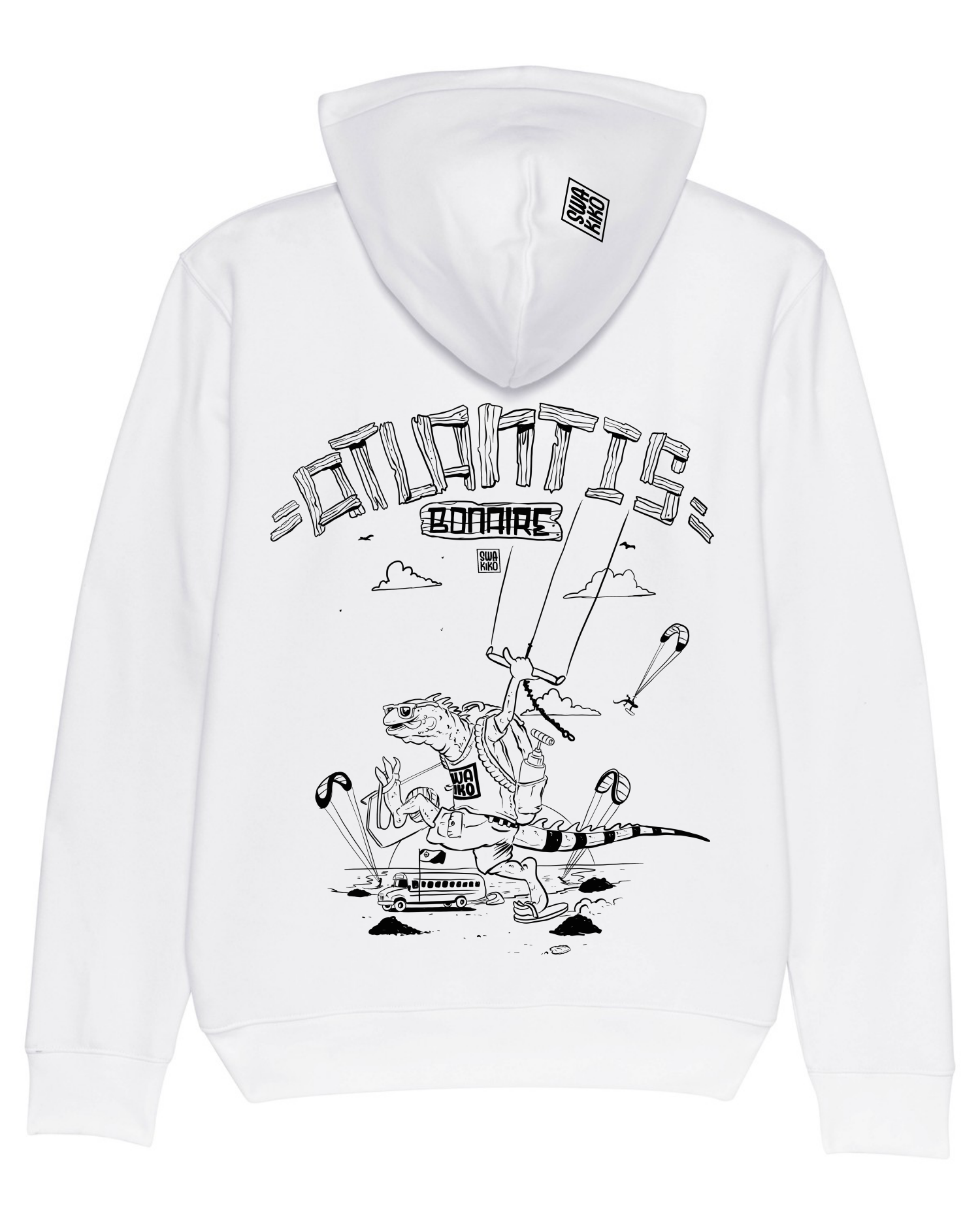 Atlantis Kite beach hoodie white