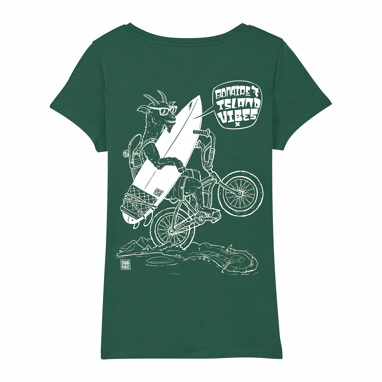 Bonaire Island Vibes T-shirt women, green