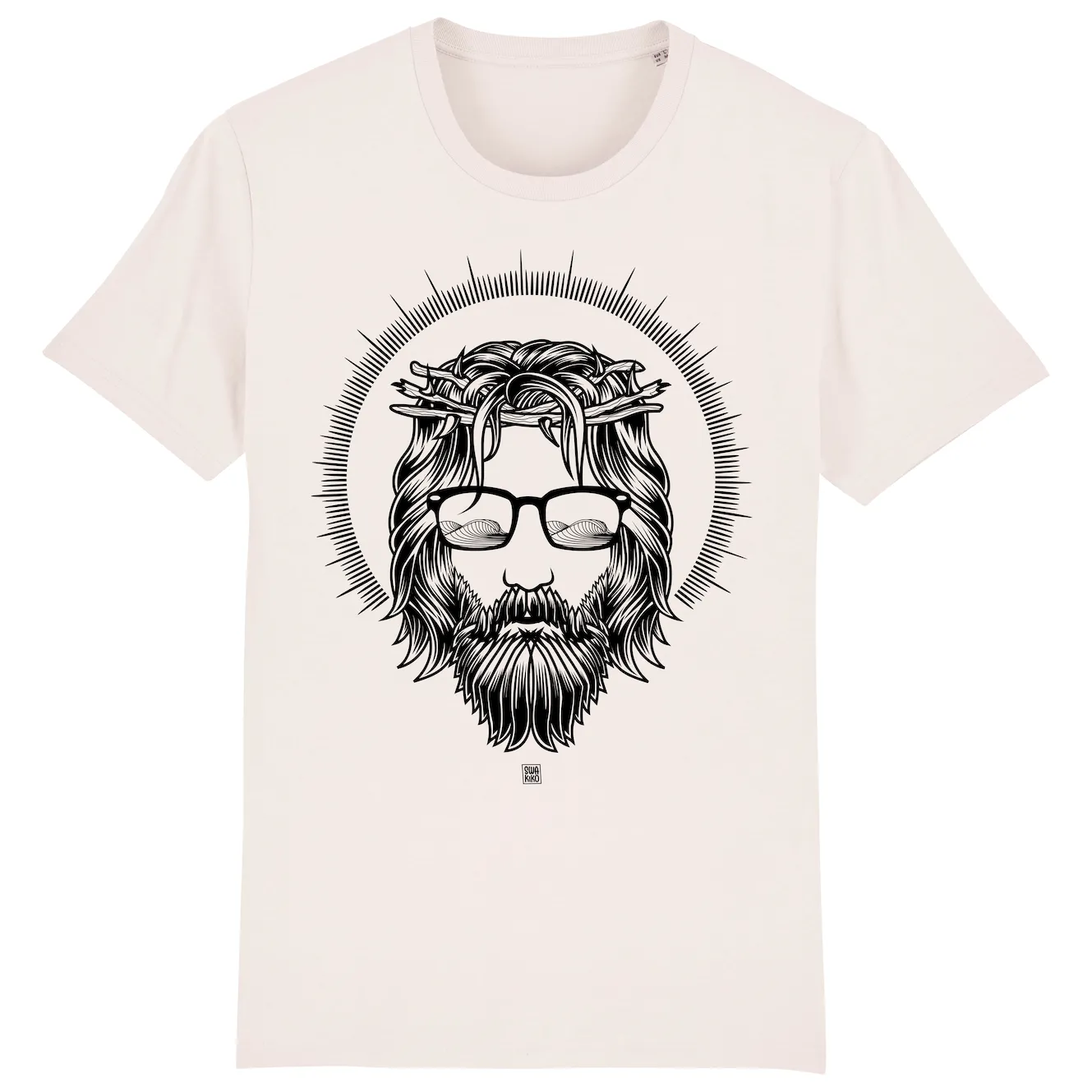 Surfing Jesus Surfing Man's T-Shirt Tee