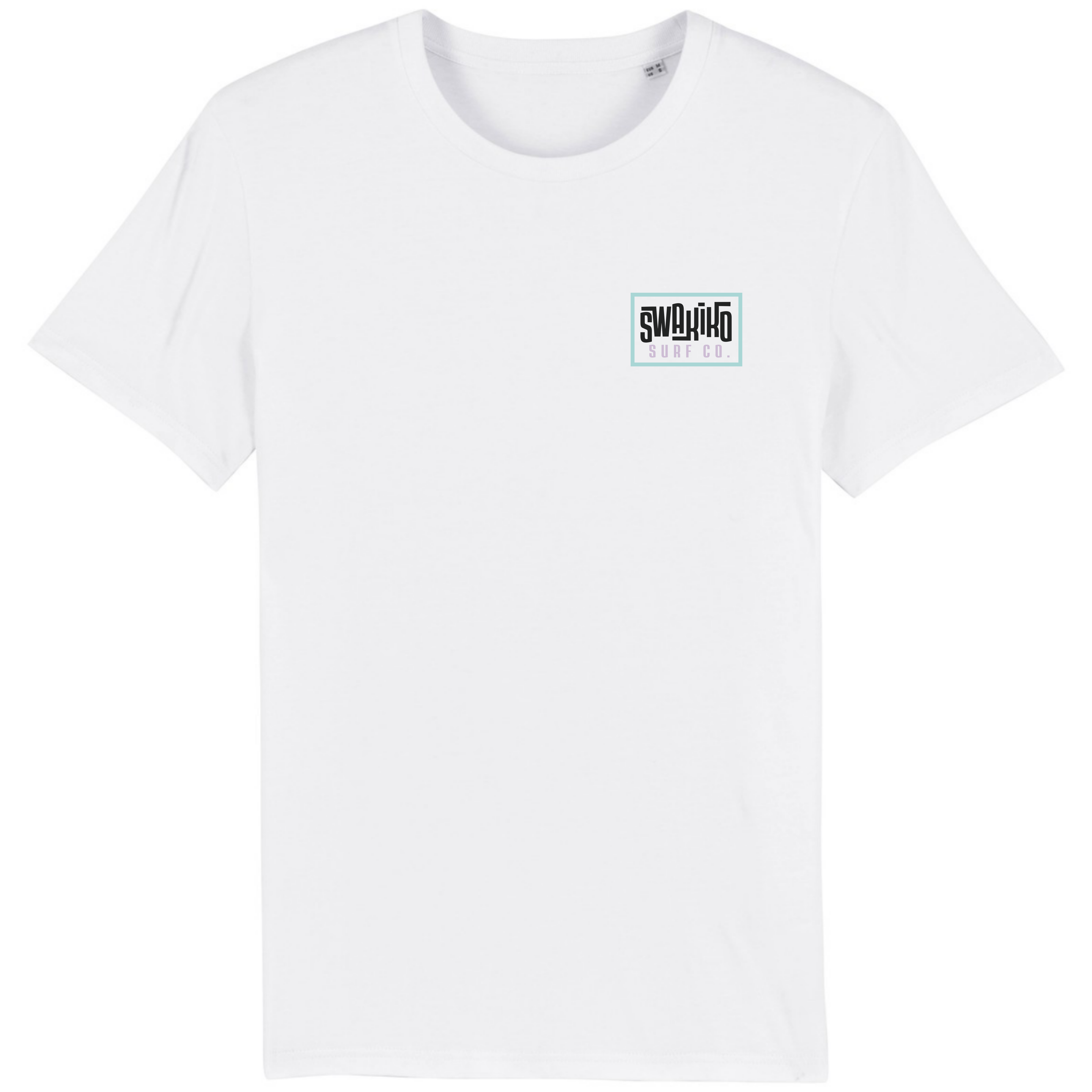 Wit T-shirt met SWAKiKO borstlogo