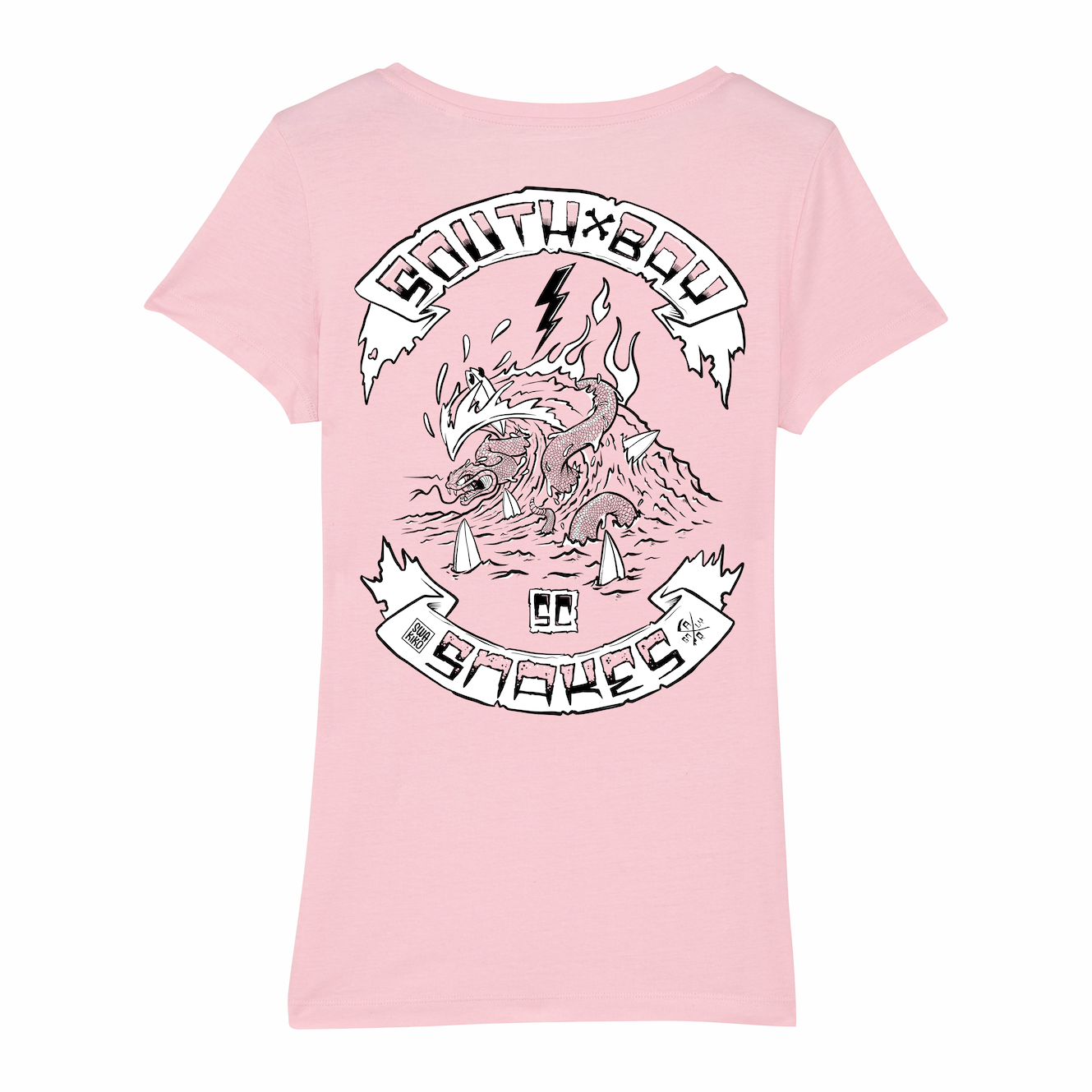 South Bay, back print women, pink T-shirt