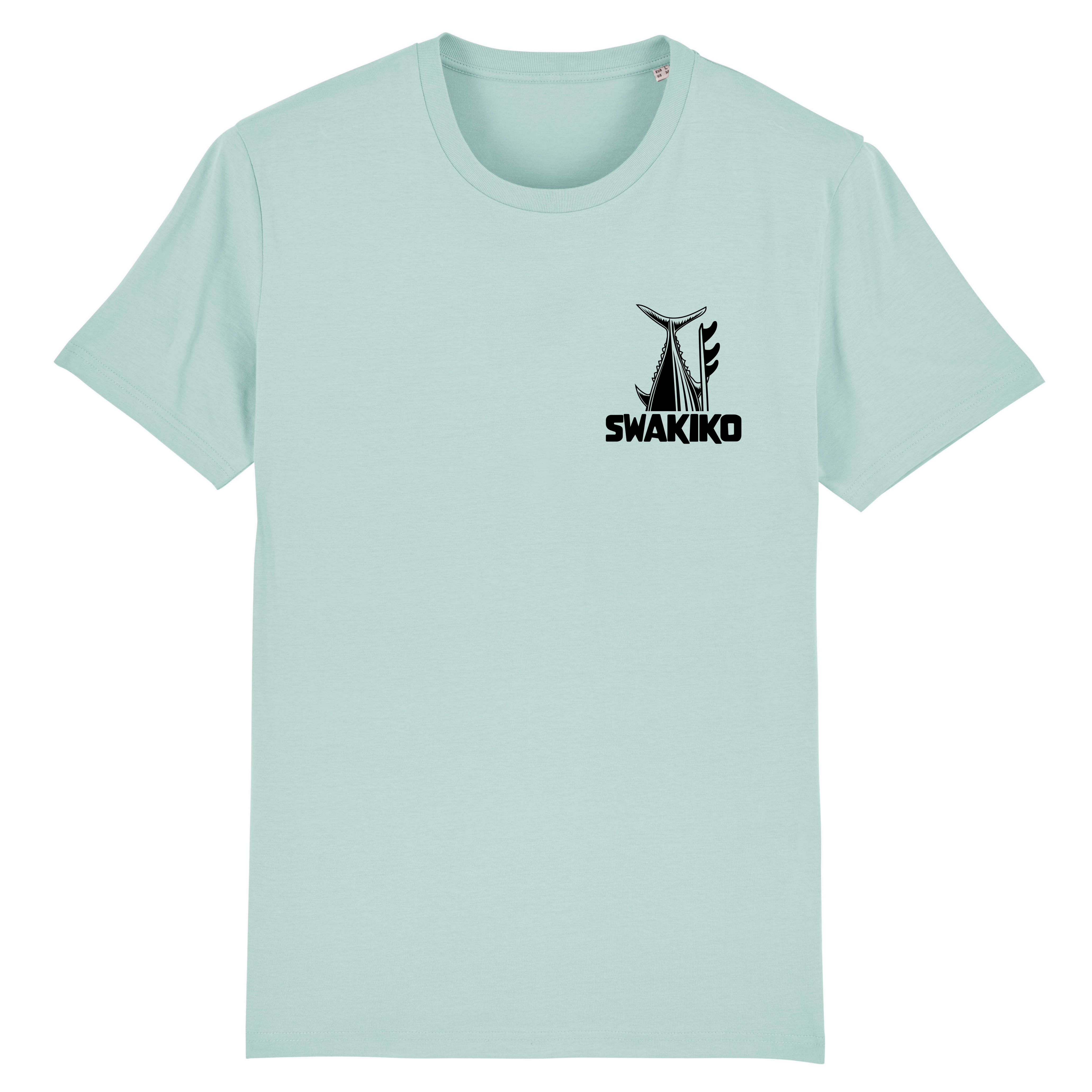 Surfing Tuna T-shirt, turquoise front