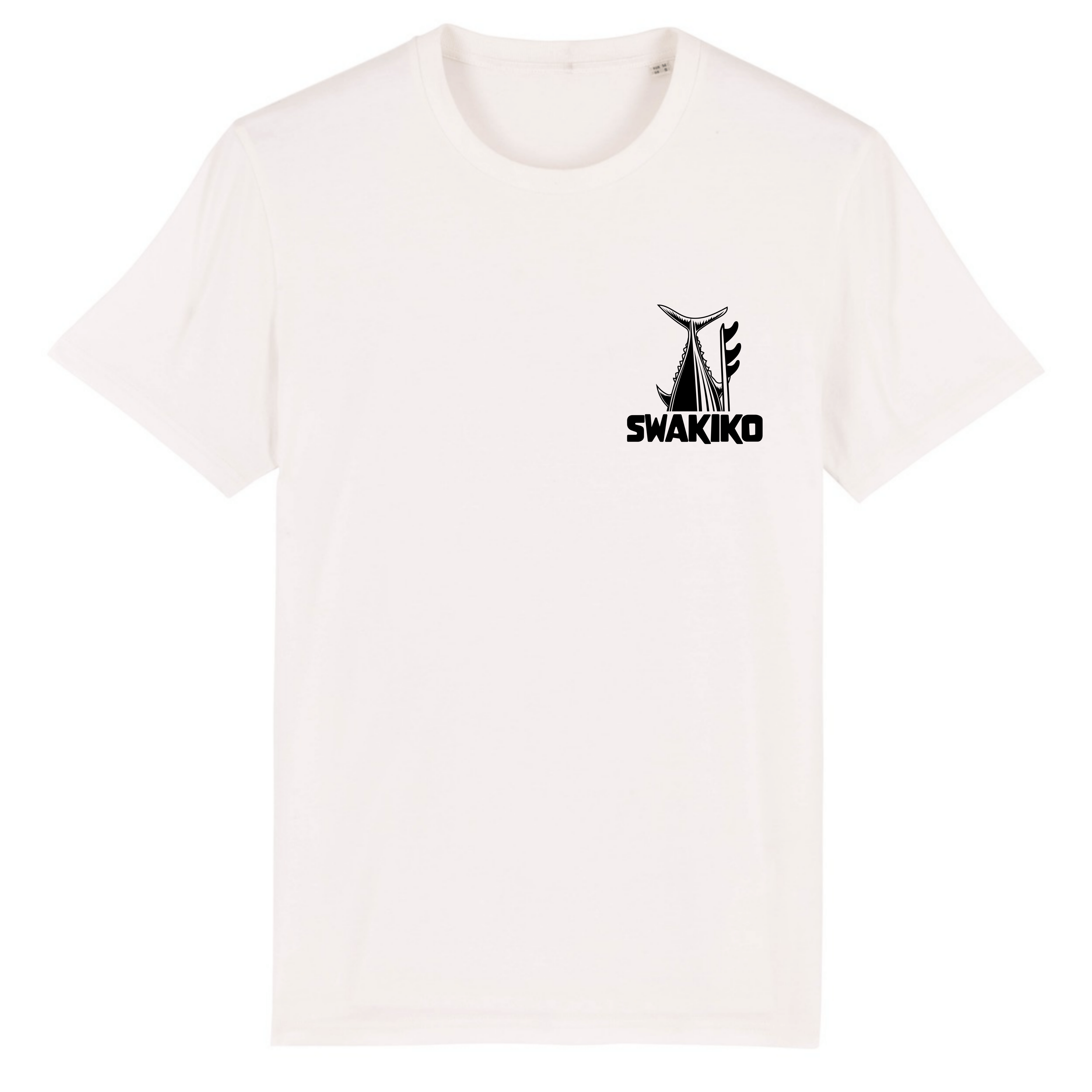 Surfing Tuna T-shirt, white front