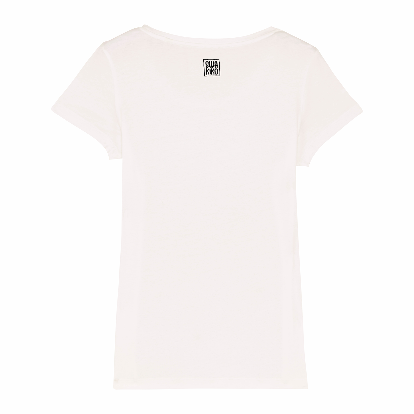 Logo SWAKIKO, Amsterdam t-shirt women white