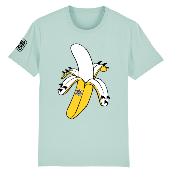 Surf t-shirt men turqoise, Banana surf