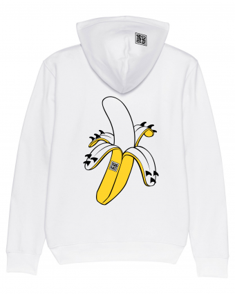 Hoodie Surf Banana, White