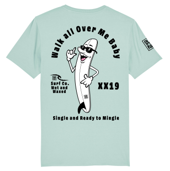 Single and Ready to Mingle Surf T-shirt turquoise