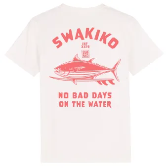 Surf T-shirt No bad days on the Water, white