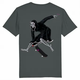 T-shirt skate design mannen, Darkslide Combustion