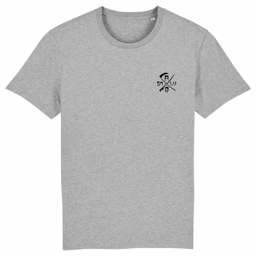 Surf T-shirt grey. Front side
